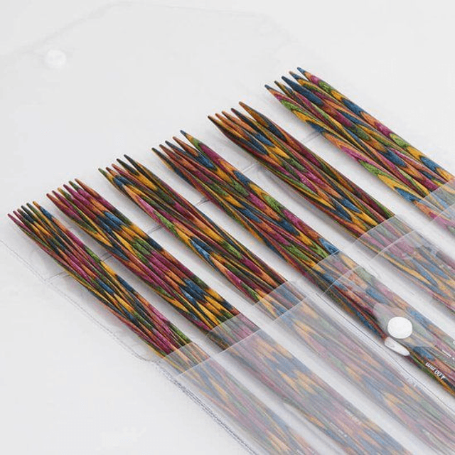 KNITPRO | Symfonie Wood sokkennaalden set 10cm