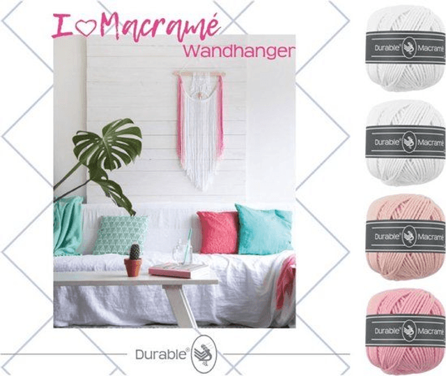DURABLE | Macrame wandhander pakket