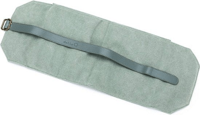 DELLA Q | Canvas naaldenetui 20,3x19x2,5cm groen
