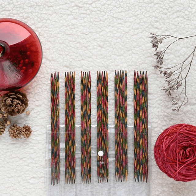 KNITPRO | Symfonie Wood sokkennaalden set 10cm