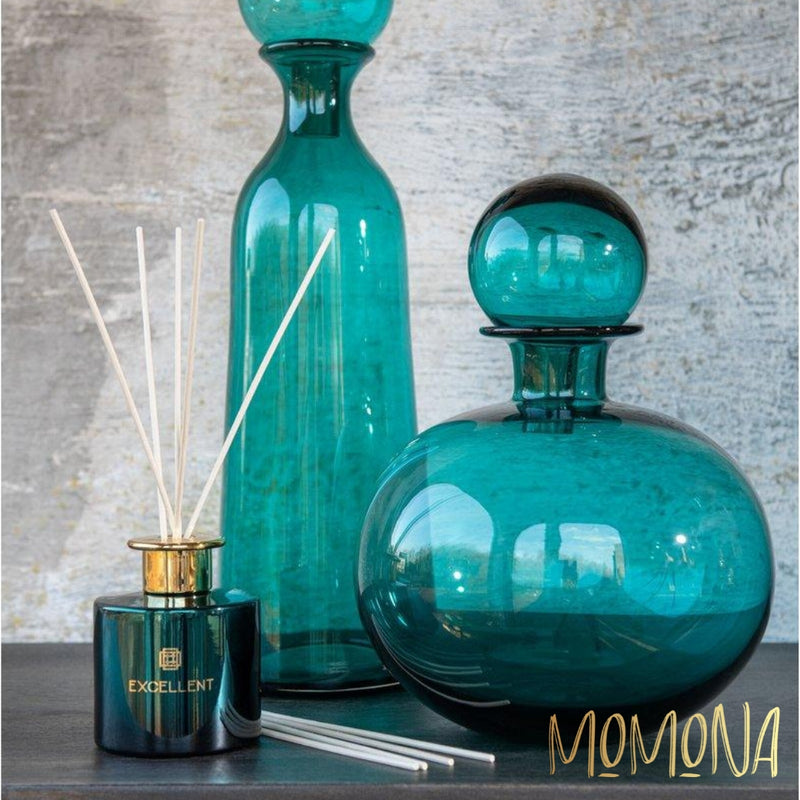 Momona Gifts & Decorations | Geurolie + Stokjes Excellent - White Tea - Petrol