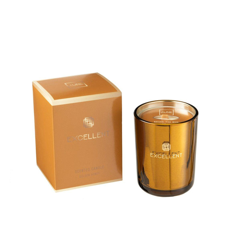 Momona Gifts & Decorations | Geurkaars Excellent - Golden Honey - Oker - 50U