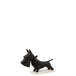 Momona Gifts & Decorations | Hond Op Voet Aluminium/Marmer - Zwart/Wit