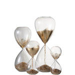 Momona Gifts & Decorations | Zandloper - Parels Glas Goud - Extra Large