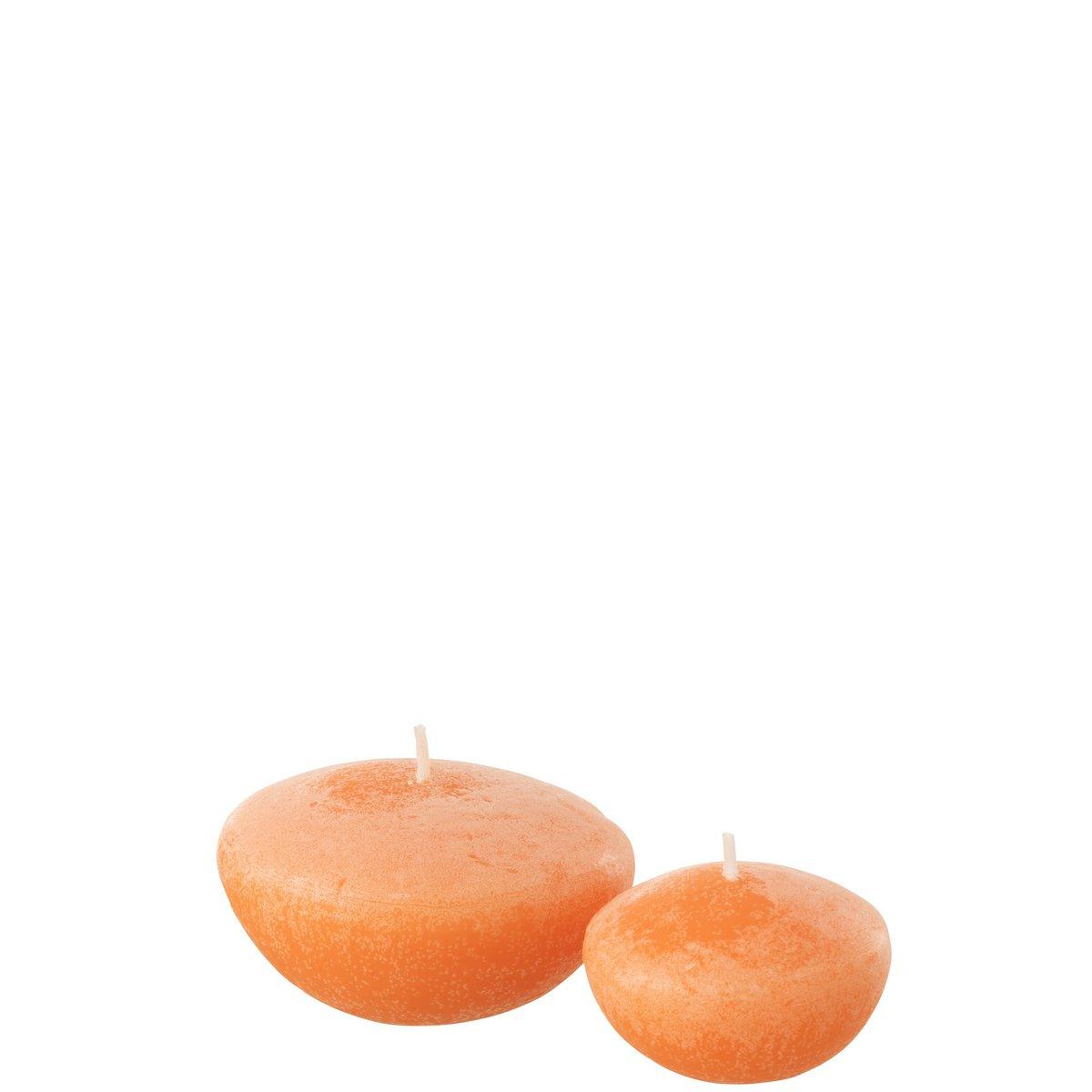 Drijfkaars Oranje (Large) - 8U - Sete van 4 - Momona Gifts & Decorations