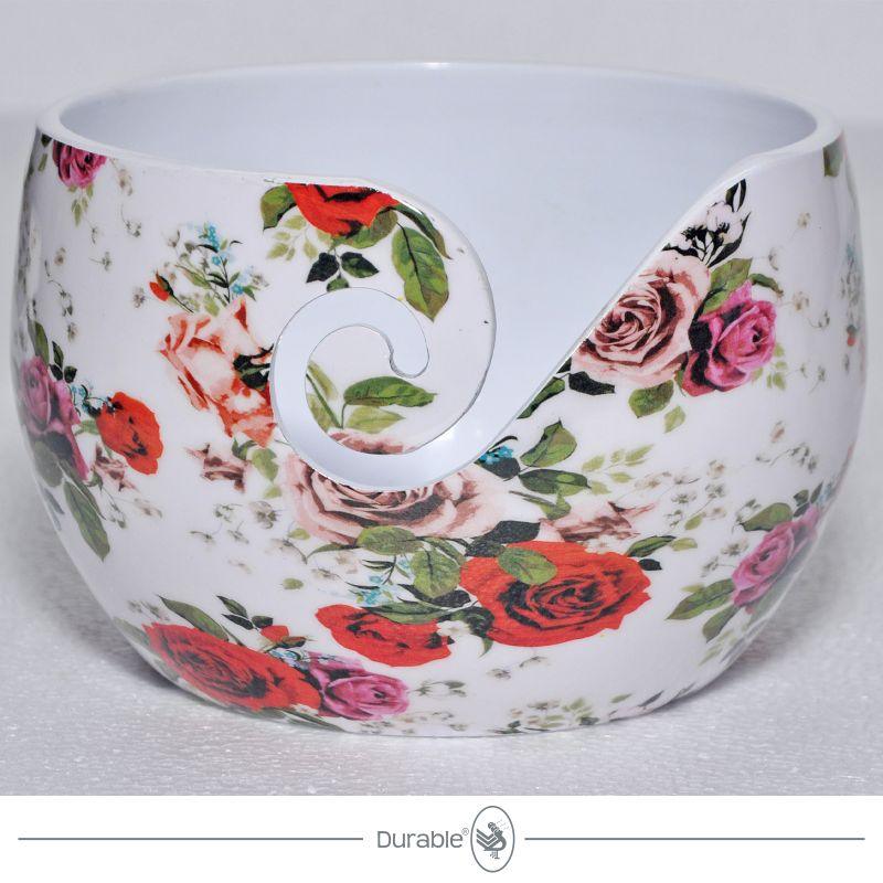 Momona Gifts & Decorations | Durable Yarn Bowl - Roses