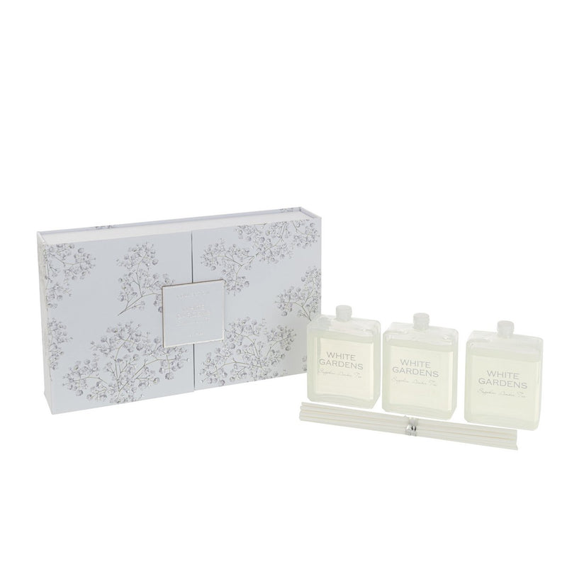 Momona Gifts & Decorations | Giftbox - 3 Geurolie - White Gardens