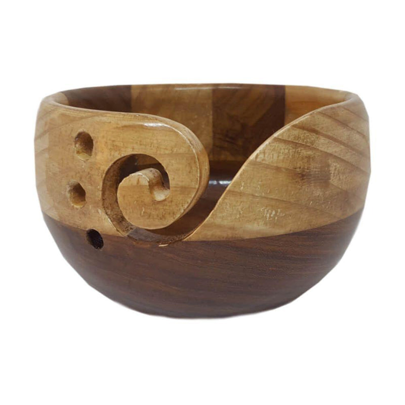 Scheepjes Yarn Bowl - Multi wood 14x8 - Momona Conceptstore