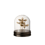 Momona Gifts & Decorations | Stolp Vlinder Poly/Glas Goud